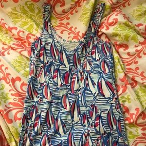 Lilly Pulitzer Sailboat Tank